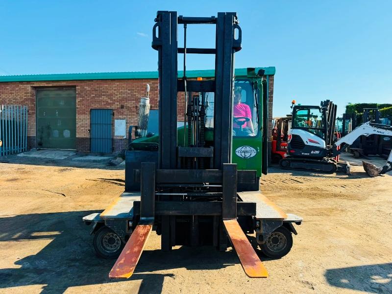 COMBILIFT C4000 DIESEL TRUCK MOUNTED FORKLIFT*C/W FORK POSITIONER*VIDEO*
