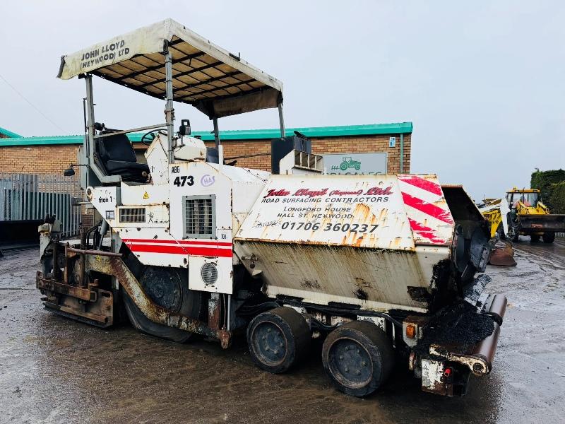 ABG TITAN 473-2 TARMAC PAVER*C/W DEUTZ ENGINE*VIDEO*