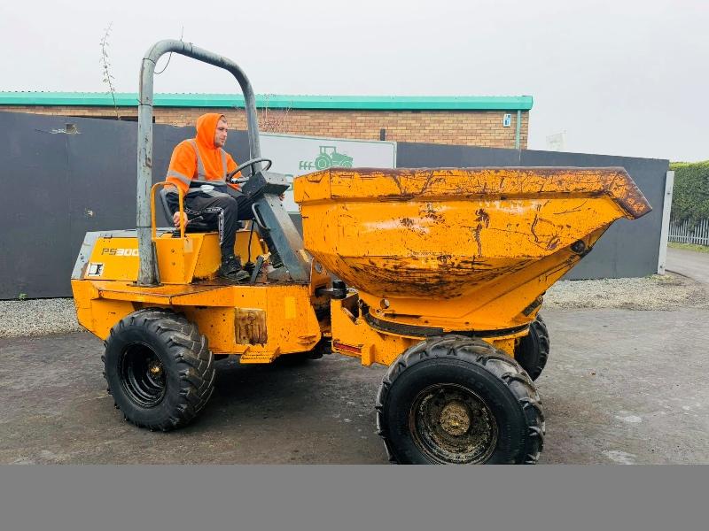 TEREX PS3000 SWIVLE TIP DUMPER*C/W ROLEBAR*VIDEO*