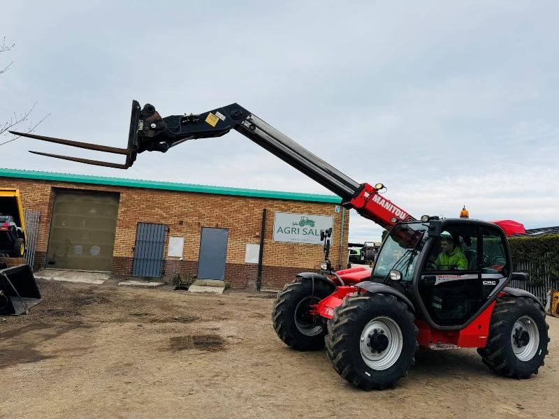 MANITOU MLT 634-120 LSU PS TELEHANDLER*C/W PALLET TINES*YEAR 2013*VIDEO*