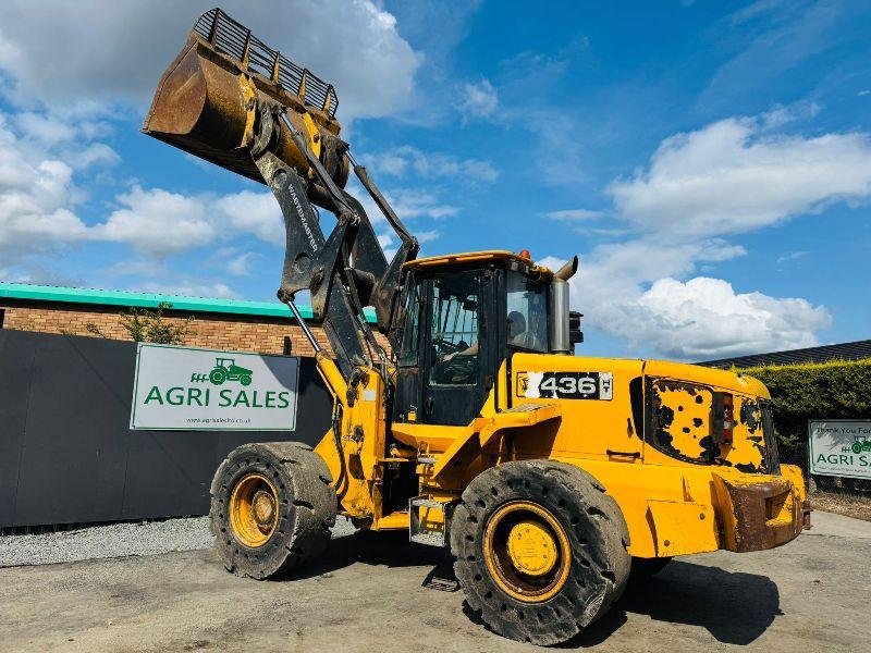 JCB 436 WASTEMASTER *C/W BUCKET* SOLID TYRES*VIDEO*