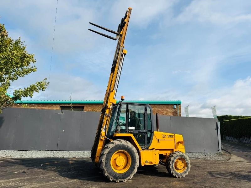 JCB 926 4WD ROUGH TERRAIN FORKLIFT*C/W PALLET TINES*VIDEO*