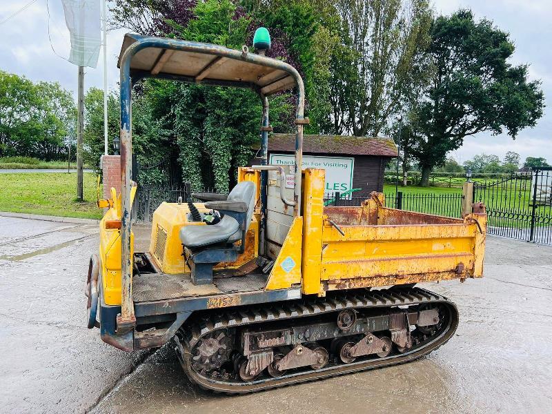 YANMAR C30R TRACKED DUMPER *YEAR 2009* C/W ROLE FRAME AND CANOPY *VIDEO*