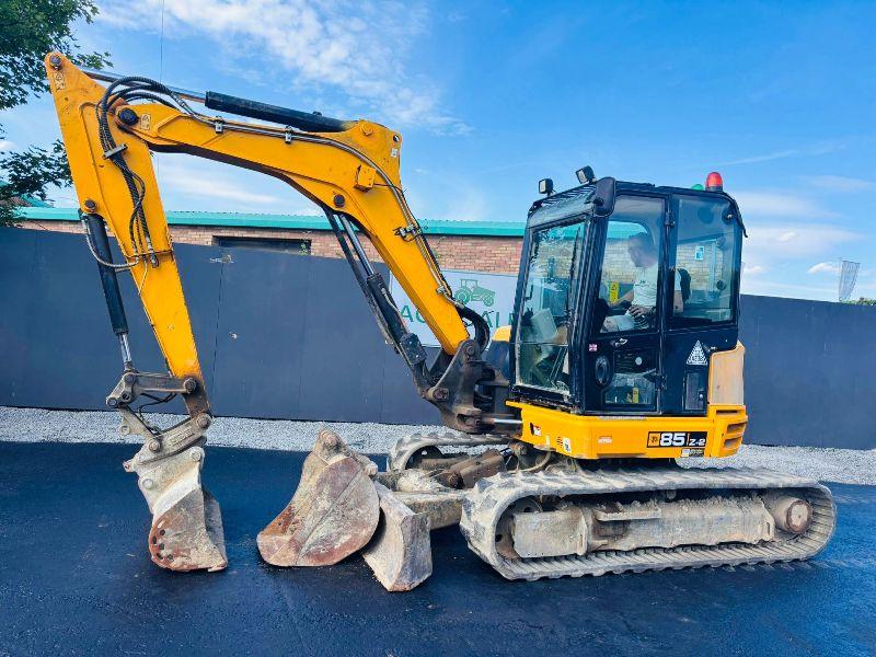 JCB 85Z-2 TRACKED EXCAVATOR*YEAR 2020*C/W 2 BUCKETS*VIDEO*