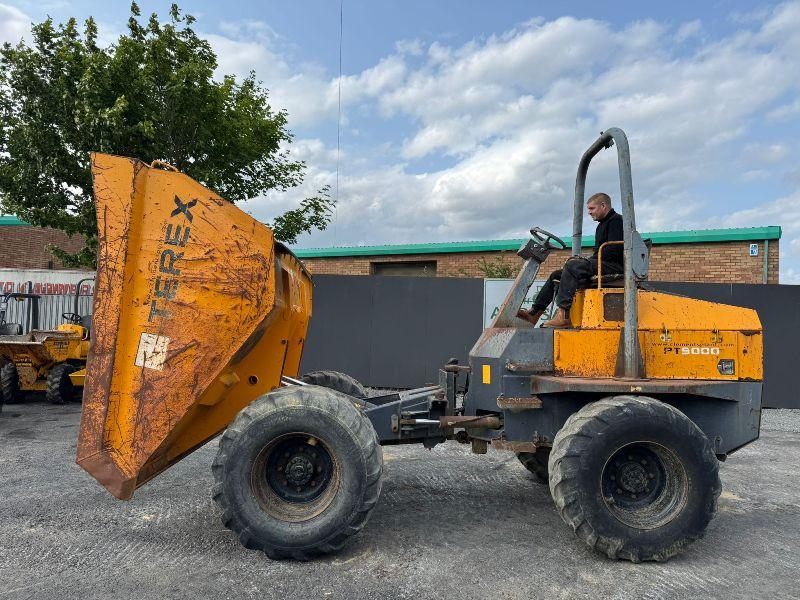 TEREX PT9000 9 TONNE STRAIGHT TIP DUMPER*C/W ROLL BAR*VIDEO*