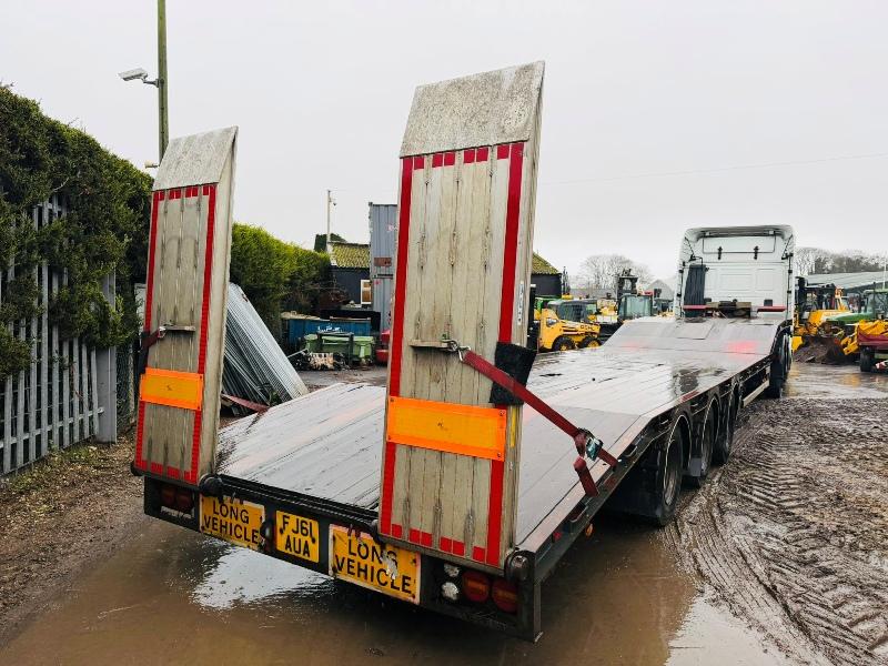 IVECO TRACTOR UNIT*C/W KING LOW LOADER TRAILER, RAMPS AND WINCH*VIDEO*