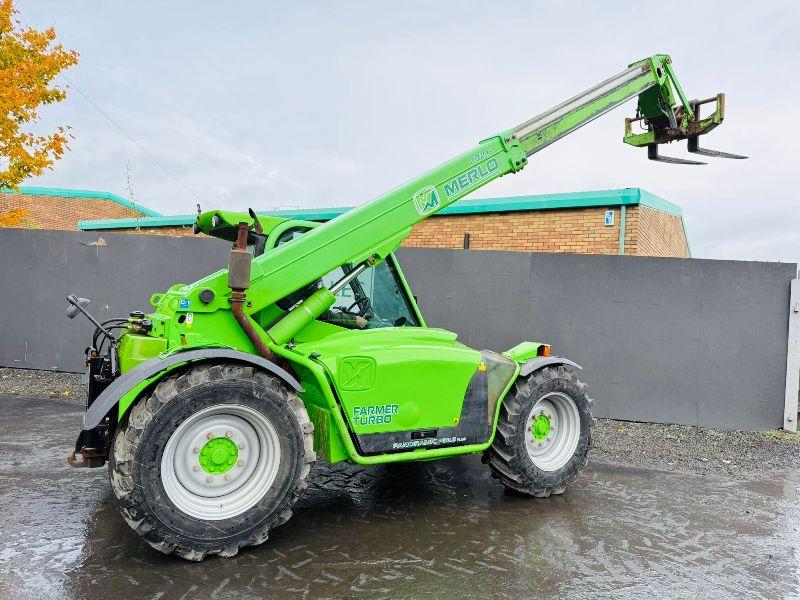 MERLO P32.6+ TELEHANDLER 4WD*C/W PALLET TINES*VIDEO*
