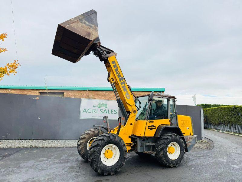 MATBRO TR200 4WD TELEHANDLER *C/W PIN AND CONE HEAD STOCK & BUCKET*VIDEO*