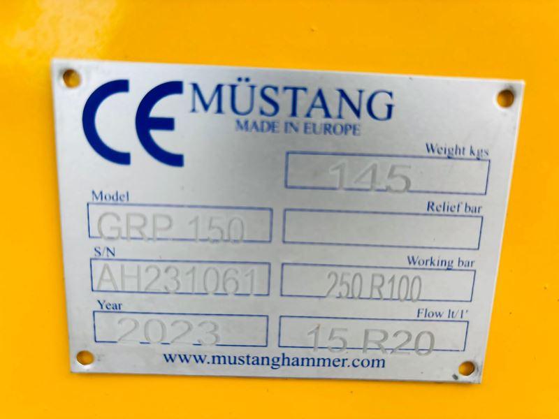 UNUSED MUSTANG GRP150 HYDRAULIC ROTATING SELECTOR GRAB *YEAR 2023* VIDEO *