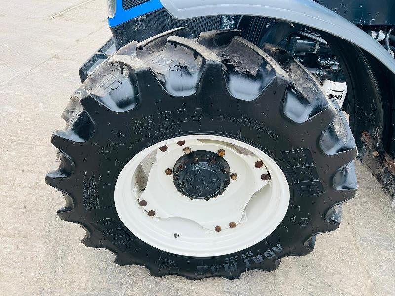 NEW HOLLAND T4-95 4WD TRACTOR *YEAR 2014, 4860 HOURS* C/W BRAND NEW TYRES *VIDEO*