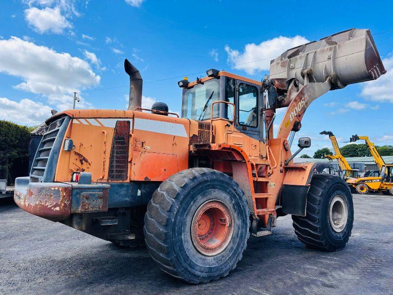 DOOSAN DL400 LOADING SHOVEL*DIESEL ISSUES*STARTS,RUNS,DRIVES*VIDEO*