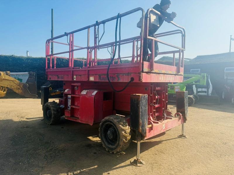 HAULOTTE H15SX SCISSOR LIFT*C/W 4 SUPPORT LEGS*VIDEO*