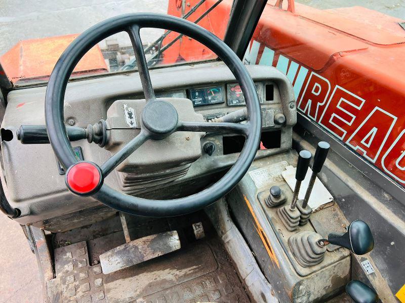 MANITOU MLT628T 4WD TELEHANDLER *AG-SPEC* C/W PICK UP HITCH *VIDEO*