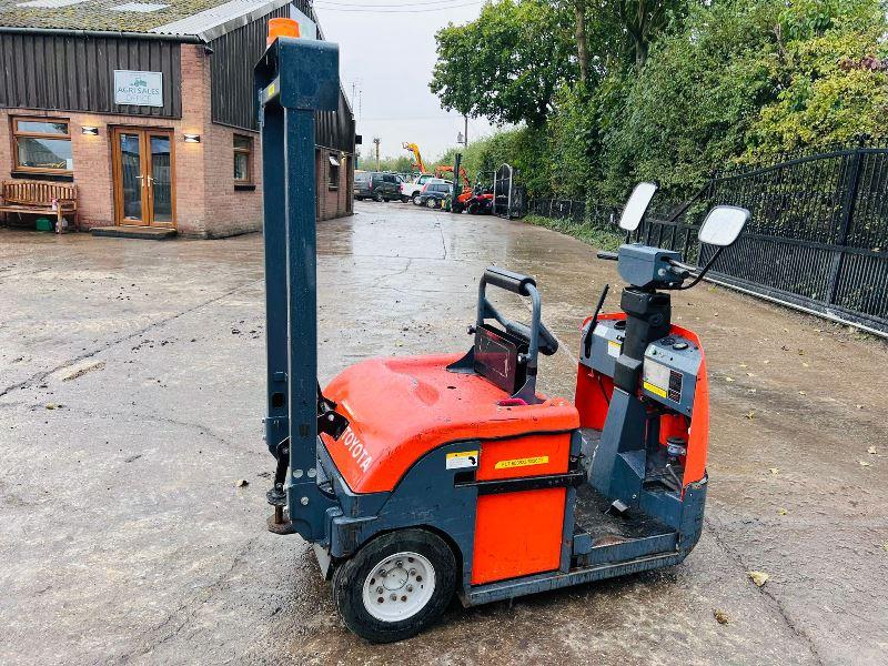 TOYOTA 4CBTY2 ELECTRIC TOW TUG *YEAR 2011* C/W ROLE BAR *VIDEO*