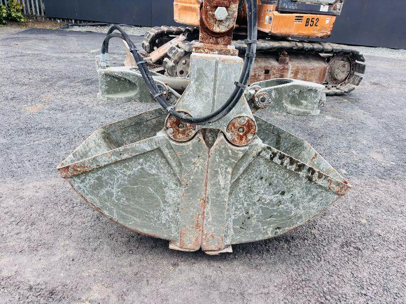 CASE CX75SR RUBBER BLOCK PAD TRACKED EXCAVATOR*C/W CLAMSHELL BUCKET*VIDEO*