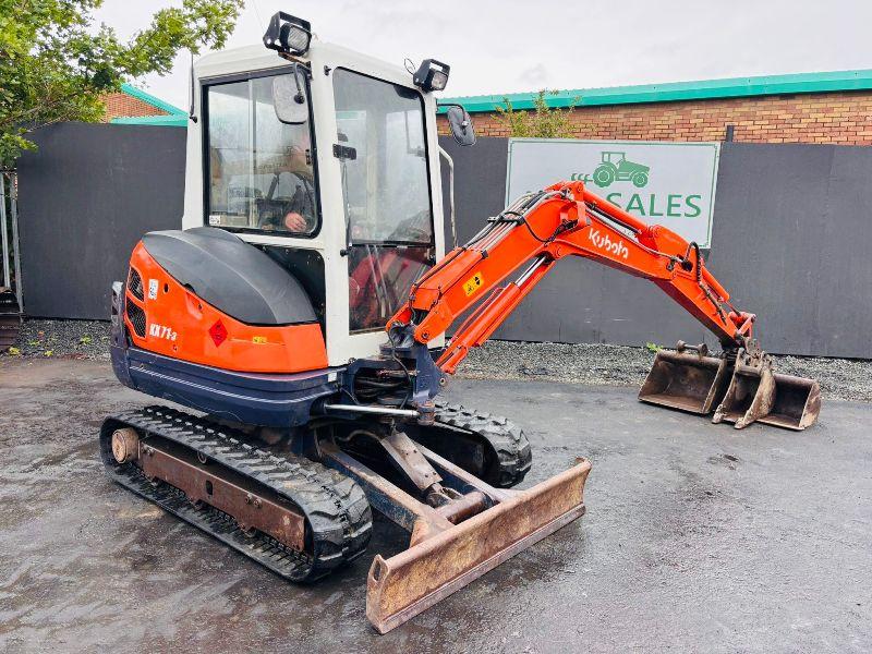 KUBOTA KX71-3 EXCAVATOR* C/W SELECTION OF BUCKETS*VIDEO*