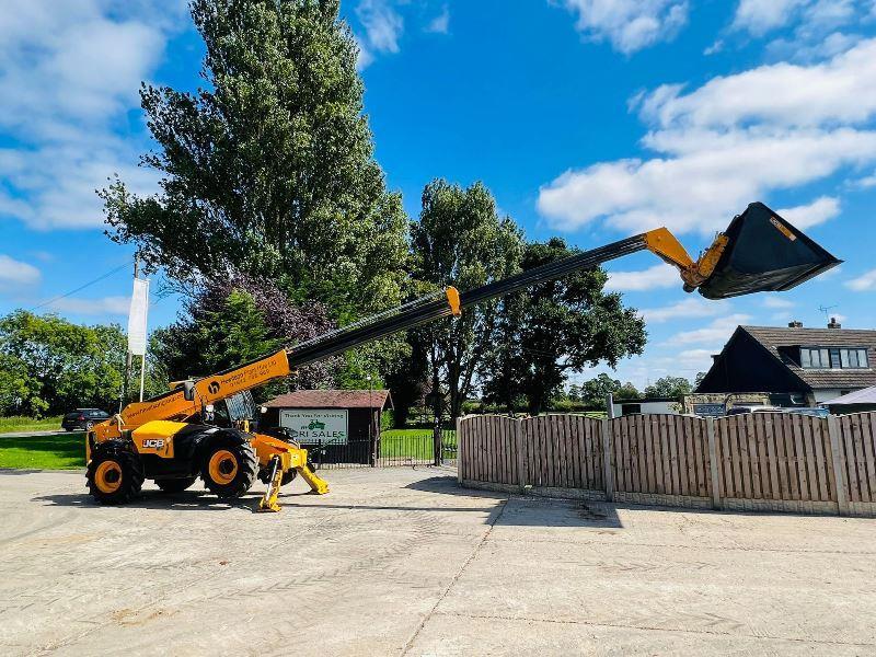 JCB 540-140 HI VIZ 4WD TELEHANDLER *YEAR 2017* C/W BUCKET & TINES*VIDEO*