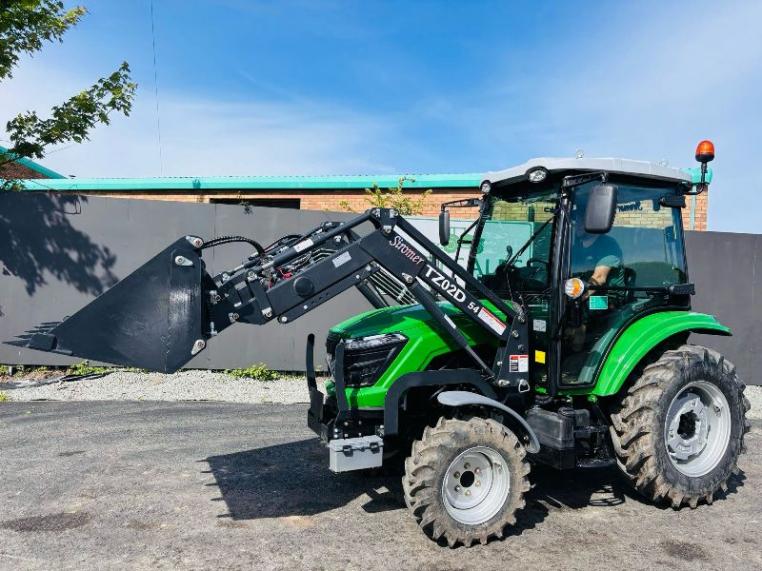 NEW *UNUSED*SIROMER ME354 TRACTOR *C/W LOADER AND 3 IN 1 BUCKET*VIDEO*