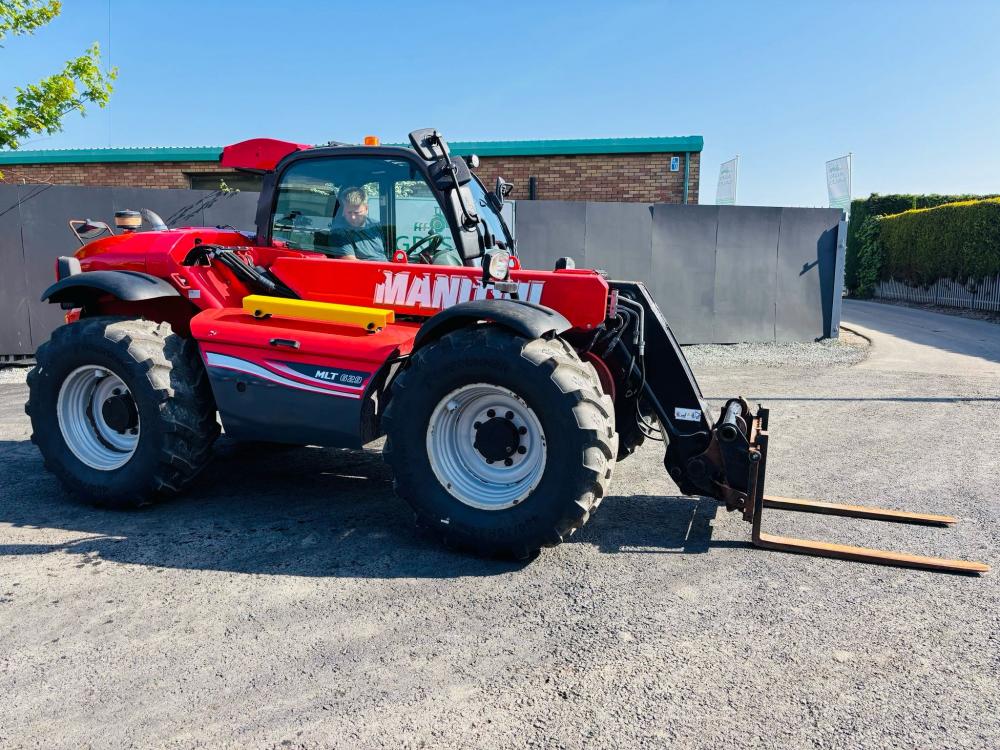 MANITOU 629 TURBO TELEHANDLER *AG SPEC* C/W PALLET TINES*YEAR 2016*VIDEO*