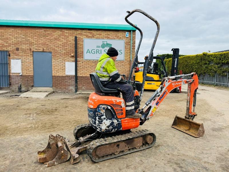 KUBOTA U10-3 MICRO DIGGER*C/W EXPANDING TRACKS*VIDEO*