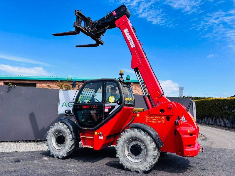 MANITOU MHT780 TELEHANDLER*C/W TINES*YEAR 2015* 5925 HOURS*VIDEO*
