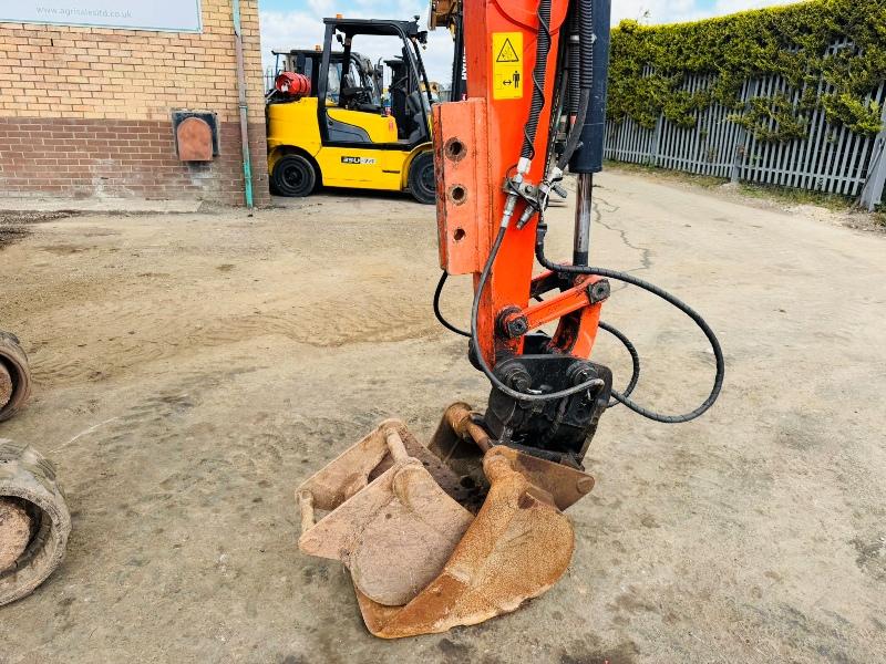 KUBOTA KX030-4 EXCAVATOR*C/W TILT BUCKET*2296 HOURS*YEAR 2019*VIDEO*