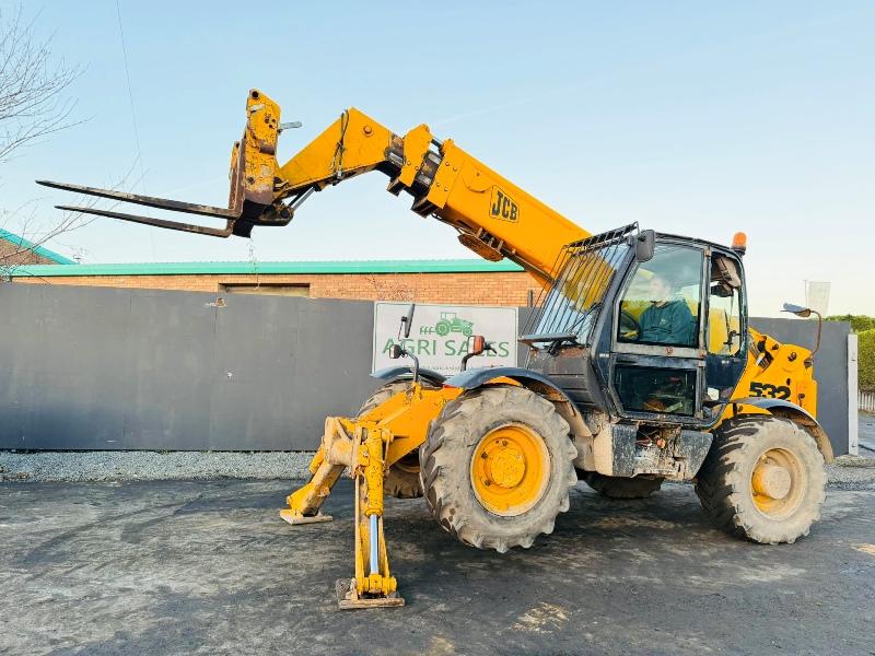 JCB 530-120 TELEHANDLER*C/W JACK LEGS*VIDEO*