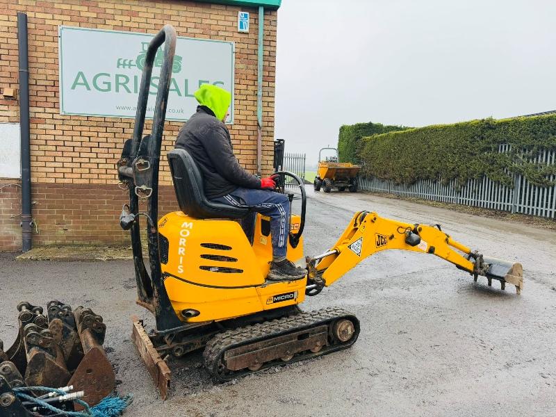 JCB MICRO TRACKED EXCAVATOR *1664 HOURS* C/W 5 BUCKETS*VIDEO*