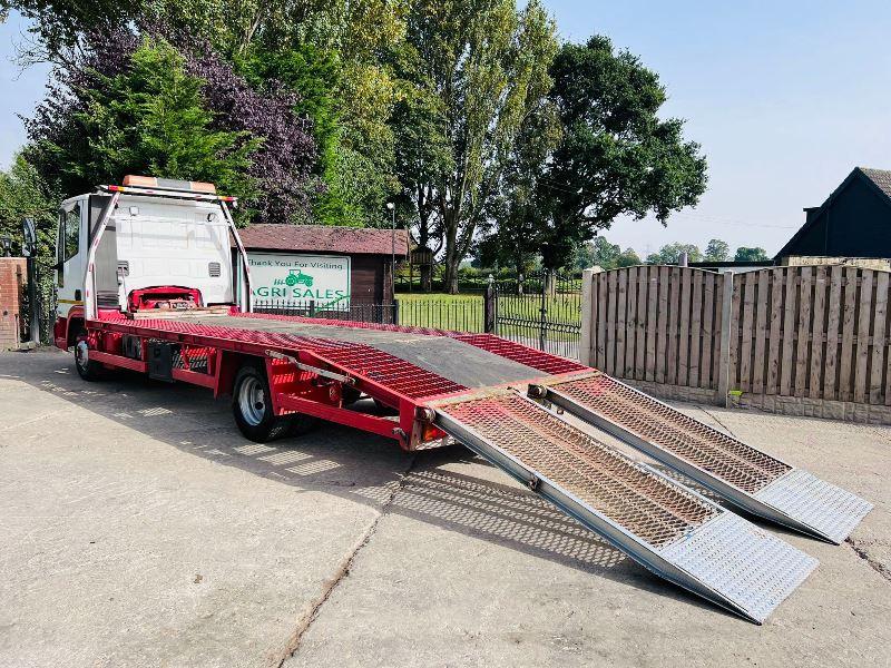 IVECO ML75E17 4X2 BEAVER TAIL LORRY C/W HYDRAULIC RAMPS *VIDEO* 