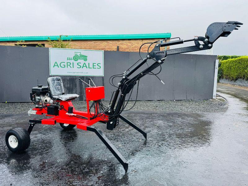 *NEW*UNUSED*CAPTOK CK900 TOWABLE SPIDER EXCAVATOR*VIDEO*