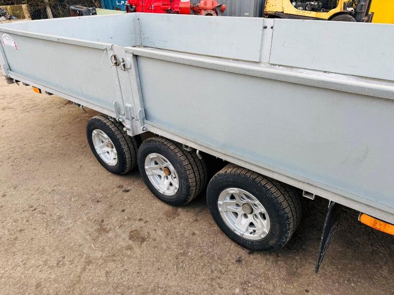 GRAHAM EDWARDS 5.5FT X 12FT TRI AXLE TRAILER*YEAR 2023*VIDEO*