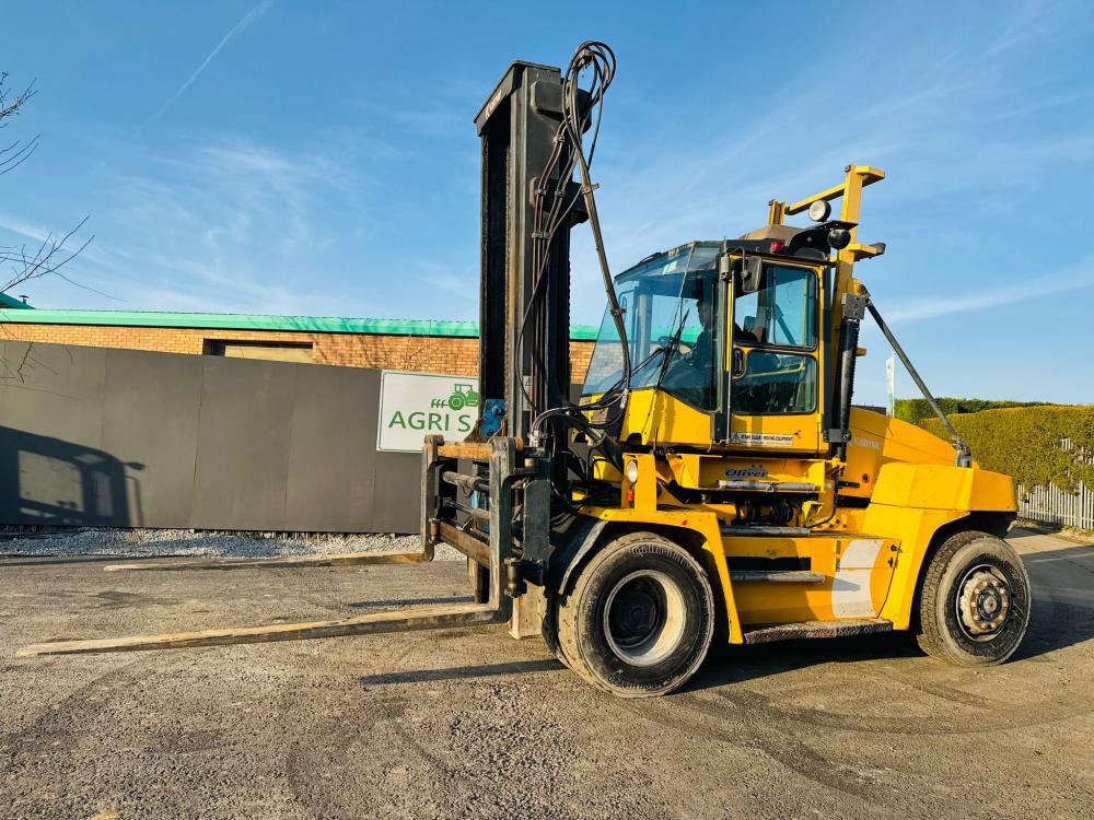 KALMAR DCE 100-6 2 STAGE MAST FORKLIFT *YEAR 2009*VIDEO*