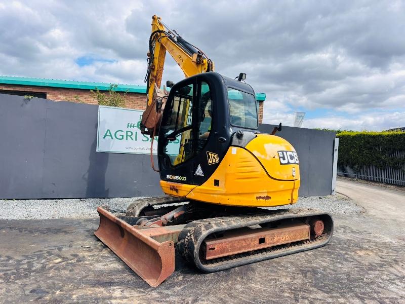 JCB 8085 ECO EXCAVATOR*YEAR 2012*C/W BUCKET*VIDEO*
