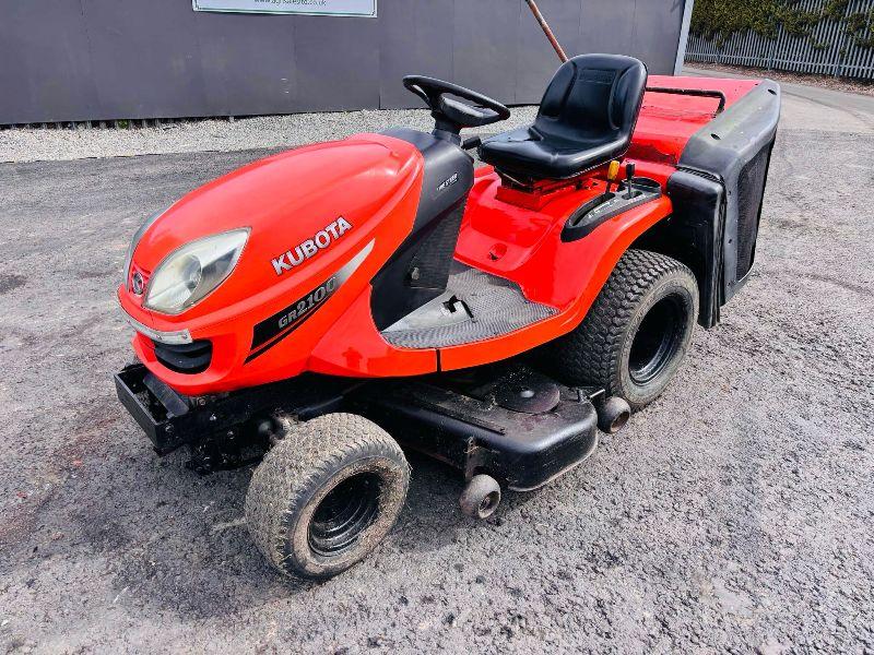 KUBOTA GR2100 LAWNMOWER*READING 489 HOURS*VIDEO*