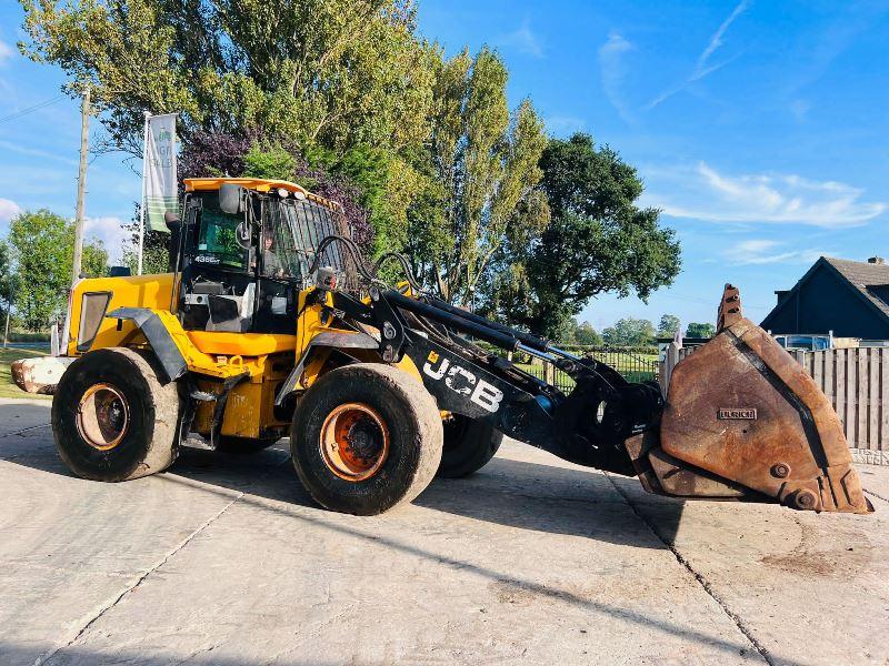 JCB 436EHT 4WD WASTE MASTER LOADING SHOVEL *YEAR 2011* C/W TOE TIP BUCKET *VIDEO*