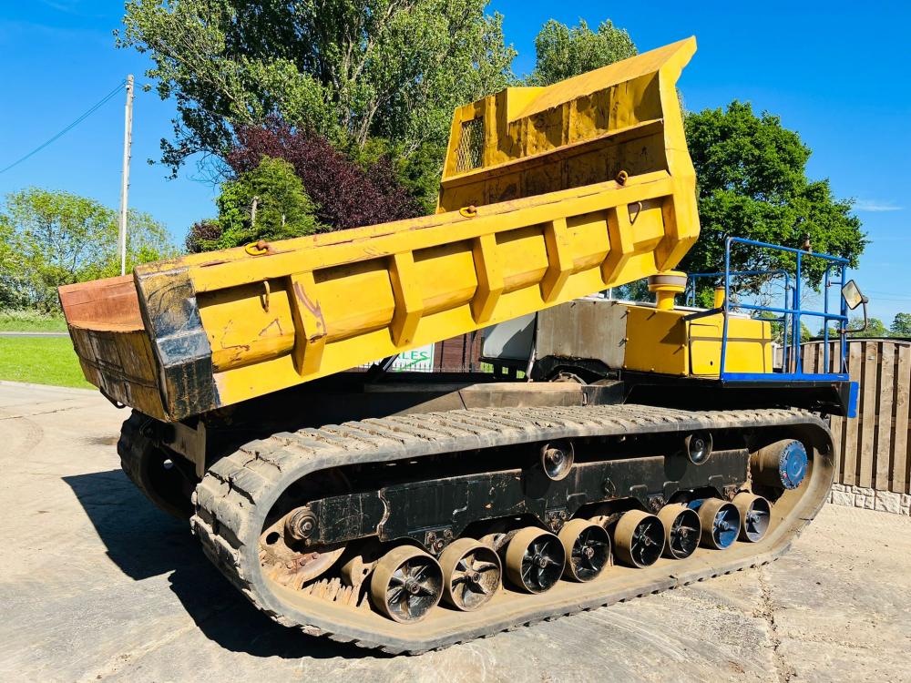 YANMAR C120 TRACKED DUMPER * 4457 HOURS * C/W HINO ENGINE & FORWARDS AND REVSE DRIVE 