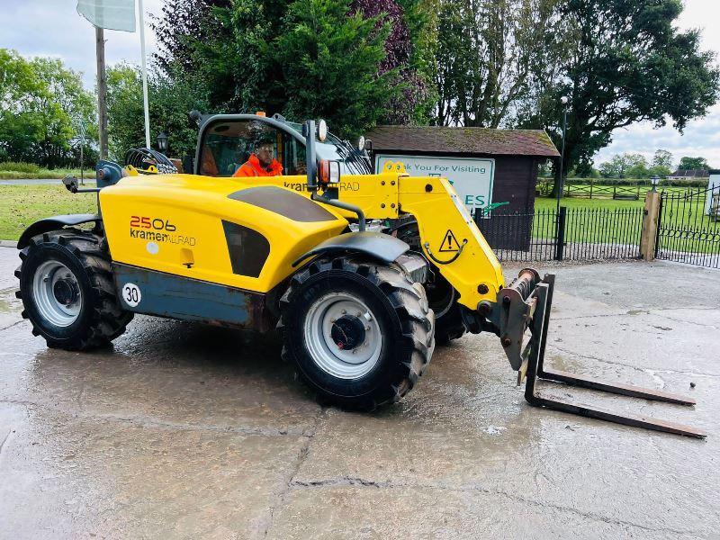 KRAMER 407 4WD TELEHANDLER *YEAR 2011, AG SPEC, NEW ENGINE FITTED 2017*VIDEO*