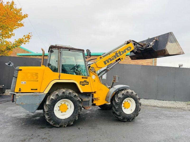 MATBRO TR200 4WD TELEHANDLER *C/W PIN AND CONE HEAD STOCK & BUCKET*VIDEO*