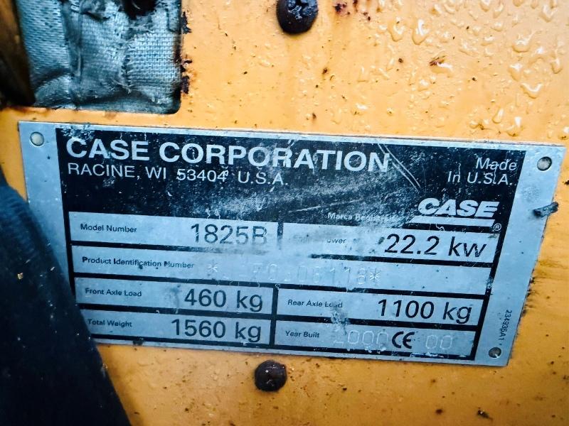 CASE 1825B SKIDSTEER*SPARES AND REPAIRS*C/W 3 IN 1 BUCKET*VIDEO*
