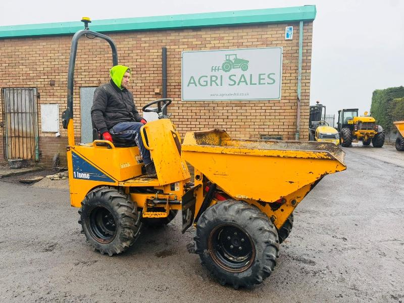 THWAITES 1 TONNE HIGH TIP DUMPER*YEAR 2017*1381 HOURS*VIDEO*