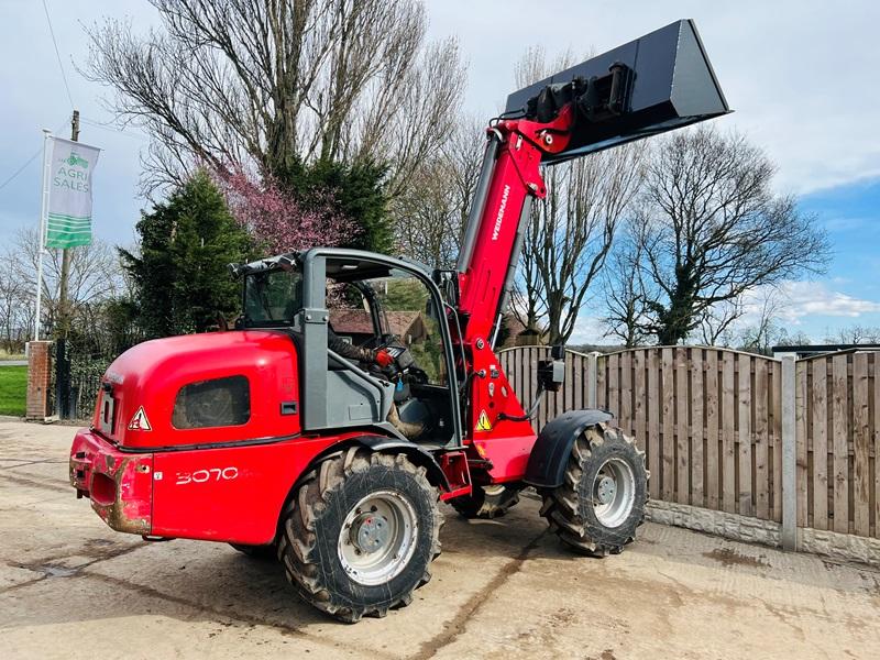 WEIDEMAN 3070CX 4WD TELEHANDLER *YEAR 2011* C/W BUCKET *VIDEO*