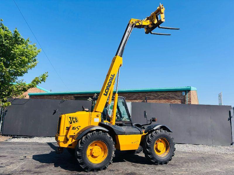 JCB 526S TELEHANDLER JOYSTICK CONTROL*C/W PALLET TINES*VIDEO*