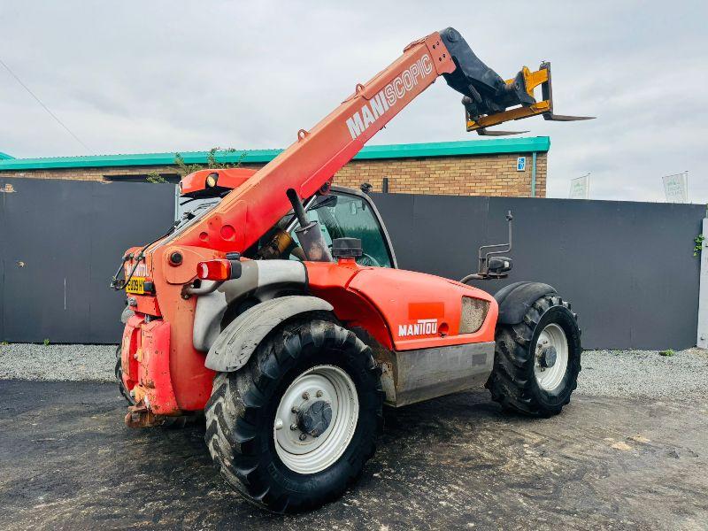 MANITOU MLT 741 TELEHANDLER*C/W BUCKET & PALLET TINES*VIDEO*