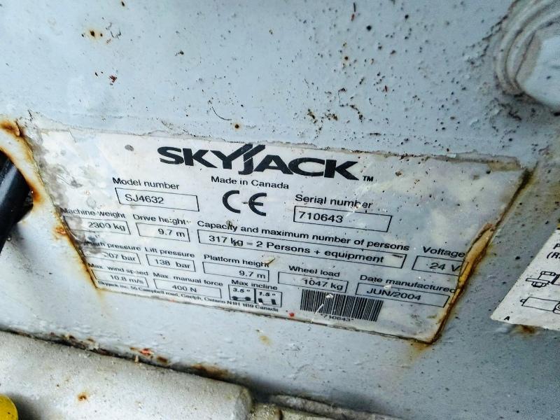 SKYJACK SJ4362 SCISSOR LIFT*SPARES AND REPAIRS*VIDEO*