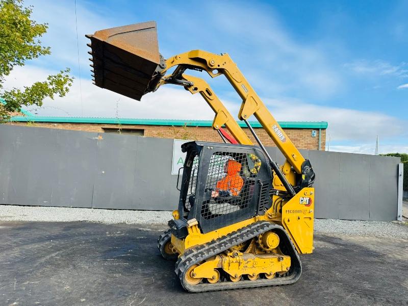 CATERPILLAR 249D3 TRACKED SKIDSTEER*C/W BUCKET*YEAR 2021*VIDEO*