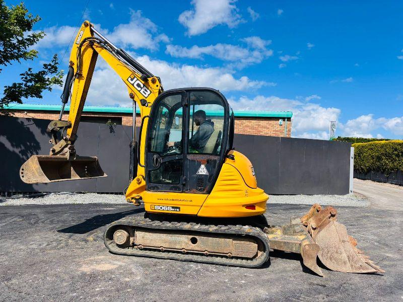 JCB 8065 EXCAVATOR*C/W 3 BUCKETS*READING 3578 HOURS*VIDEO*