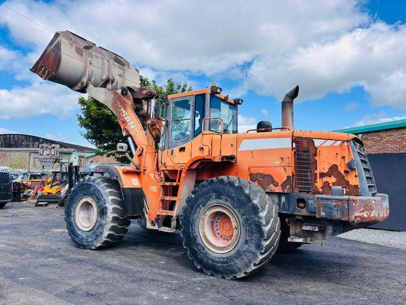 DOOSAN DL400 LOADING SHOVEL*DIESEL ISSUES*STARTS,RUNS,DRIVES*VIDEO*