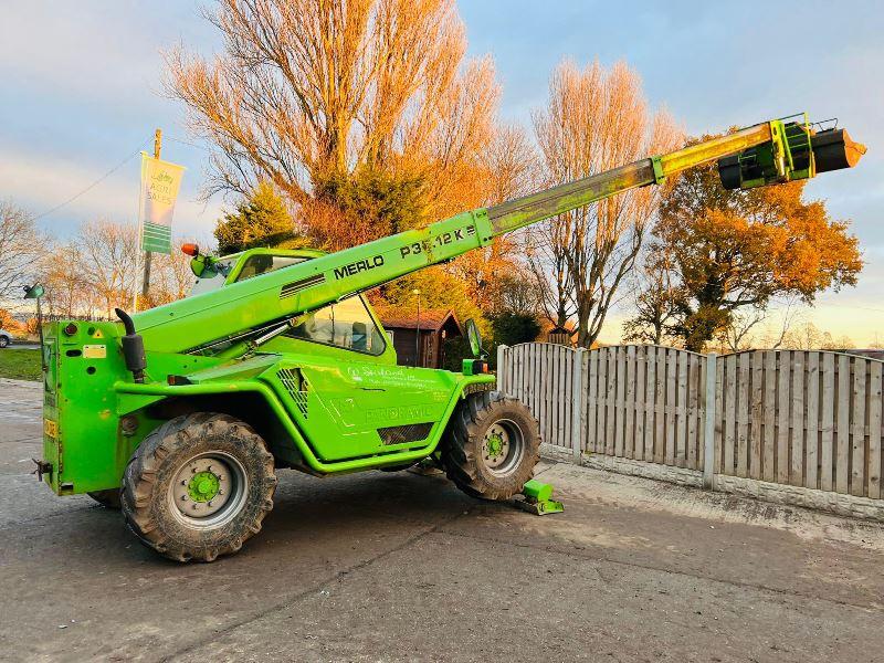 MERLO P35.12K 4WD TELEHANDLER C/W PALLET TINES