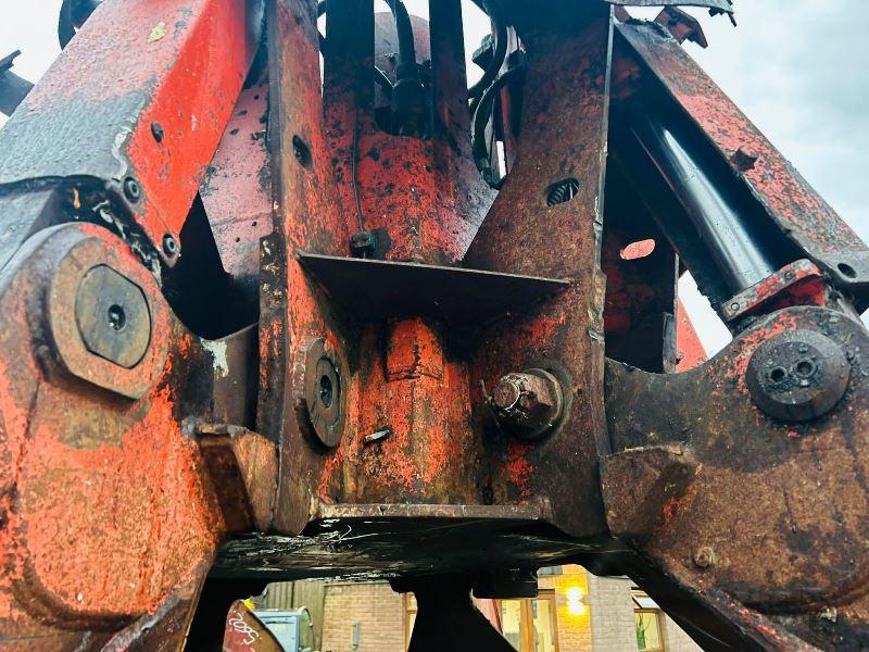 DEMAG 6 TINE SCRAP GRAB TO SUIT ROPE CRANE 