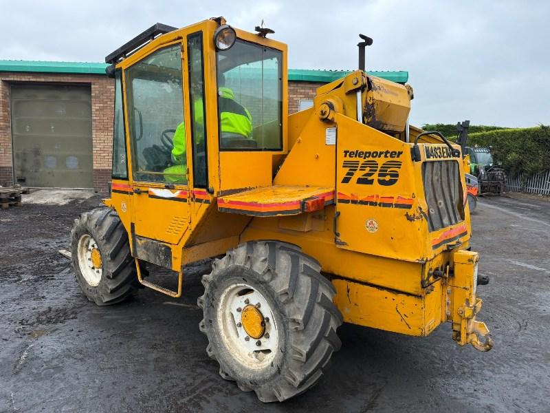 SANDERSON 726 TELEHANDLER*AG SPEC*C/W PALLET TINES*VIDEO*